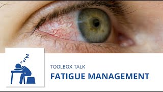 Fatigue Management eLearning Module [upl. by Iralam]