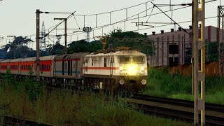 12217Kerala Sampark Kranti Express  Indian Railways Train Simulator 2022  Railworks3 [upl. by Baggott]