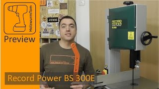 Super Bandsäge für die Werkstatt  Record Power BS 300E Bandsäge  Bandsaw [upl. by Adanama]