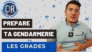 PREPARE TA GENDARMERIE  LES GRADES EN GENDARMERIE [upl. by Garold]