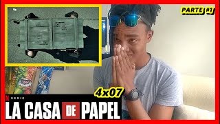 🏡 LA CASA DE PAPEL 4 Capítulo 7  PARTE 1 ⚡quotTUMBAR LA CARPAquot⚡  VÍDEO REACCIÓN [upl. by Amre]