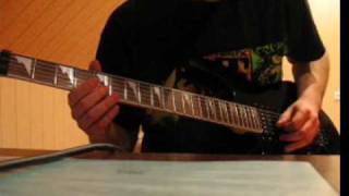 Tiamat  Gaia first and outro solo video guitar cover [upl. by Sharpe]