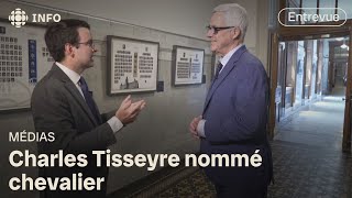 Charles Tisseyre honoré pour sa carrière [upl. by Nomelif]