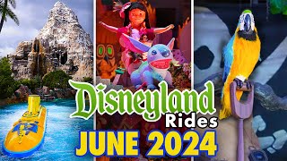 Disneyland Rides  June 2024 POVs 4K 60FPS [upl. by Valley]