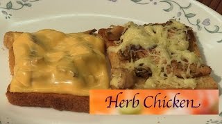 Make Herb Chicken on Open Toast by Smita  India Food Network [upl. by Boiney15]