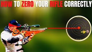 how to zero your rifle correctly [upl. by Prochora]