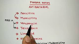 LINCOSAMIDE  LINEZOLID  STREPTOGRAMINS  ANTIBIOTICS TRICS6  RRB PHARMACIST GPATESIC  PART60 [upl. by Ahsenyl]