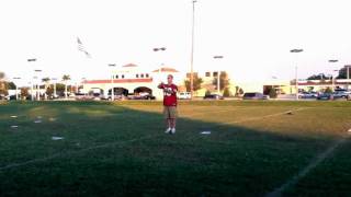 FSU Drum Major Mace Toss  Mr Brad Wharton 1996 Head Drum Major [upl. by Airotciv382]