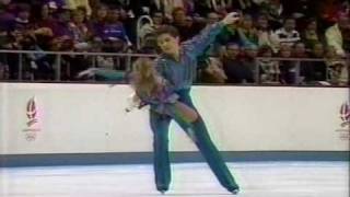 Urbanski amp Marval USA  1992 Albertville Pairs Free Skate [upl. by Ayiak]