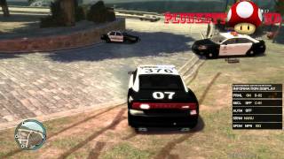 GTA IV LAPD 2012 Dodge Charger and Ford Taurus Chase LCPDFR [upl. by Schriever340]