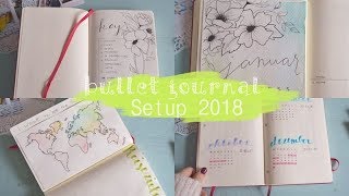 Mein Bullet Journal Setup für 2018 [upl. by Cornall]