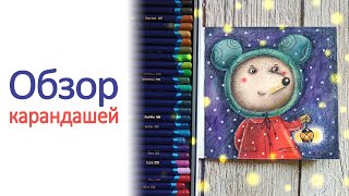 Карандаши Derwent Inktense Рисую мышку 🐭 [upl. by Harhay]