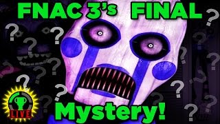 Solving FNAC 3s FINAL MYSTERY  Five Nights at Candys 3 Part 3 [upl. by Suhpesoj78]