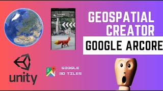 Create World Space AR  Geospatial Creator Tutorial  ARCore in Unity [upl. by Nason254]