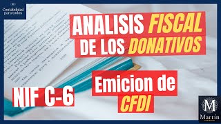 Donativos 💵💴  reconocimiento FISCAL  Asiento Contable  CFDI de donativos [upl. by Akli]