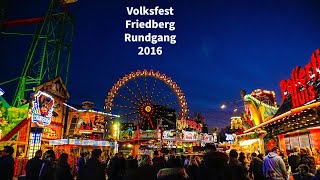 Volksfest Friedberg Rundgang 2016 [upl. by Isbel735]