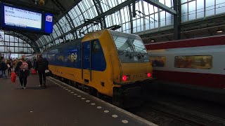 Full Train Journey NS Intercity Direct Amsterdam Centraal to Schiphol Airport [upl. by Cathryn159]