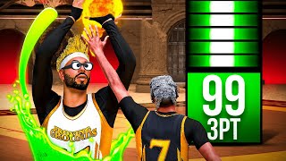 My 99 3PT Guard Build  99 Rebound Center Build is the META in NBA 2K25  Best Builds 2K25 [upl. by Hteazile404]