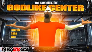 BEST CENTER BUILD in NBA 2K22 DEMIG0D GAMEBREAKING CENTER BUILD Best Badges 2K22 Best Build [upl. by Cirilla759]