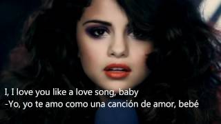 Selena Gómez Love You Like A Love Song Español amp English Lyrics [upl. by Orferd]