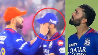 Virat Kohli Console Dinesh Karthik After He Got Emotional In His Farewell Ceremony [upl. by Tolliver860]