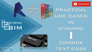 Change Text Case of Parameter Value  Dynamo  Practical Applications [upl. by Airbas]