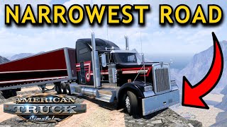 LONGEST Truck on the NARROWEST Road  American Truck Simulator [upl. by Zachariah]