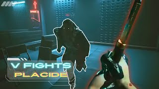 Cyberpunk ⏵ Placide Boss Fight  Very Hard  No HUD ￼ 211 ￼ [upl. by Kantos]