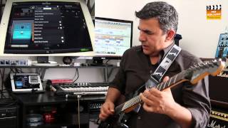 AMPKIT DEMO Guitar amp Bass Iphone Ipad  APOGEE JAM [upl. by Schouten]