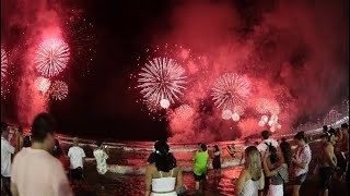 Balneário Camboriú Queima de Fogos Réveillon 2022  2023 Hoje balneariocamboriu [upl. by Damicke]