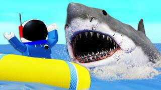 Can i SURVIVE Roblox JAWS [upl. by Salhcin]