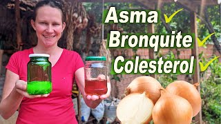 A CEBOLA trata o Colesterol Asma Bronquite Obesidade 🧅 4 Receitas para obter seus benefícios [upl. by Ellevehs]