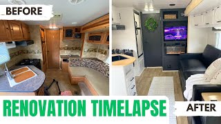 RV Renovation Timelapse from Beginning to End [upl. by Yeliah822]