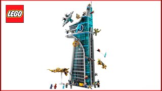 LEGO Marvel Super Heroes 76269 Avengers Tower Lego Speed Build  Brick Builder [upl. by Burns603]