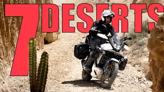 7 DESERTS EN HONDA 750 TRANSALP ► EP1 [upl. by Creigh393]