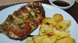 Costillas con Patatas al Horno [upl. by Eirene]