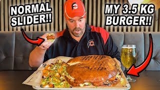 8lb Icelandic Monster Viking Fried Chicken Burger Challenge in Reykjavik Costs 150 If You Fail [upl. by Haveman991]