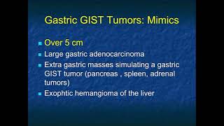 Gastric GIST Tumors Pearls and Pitfalls  Part 1 [upl. by Frodine496]