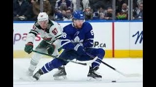 HOCKEYS BACK WHO SCORES MORE POINTS IN 202425 KAPRIZOV OR NYLANDER nhl hockey toronto wild [upl. by Anaitat]