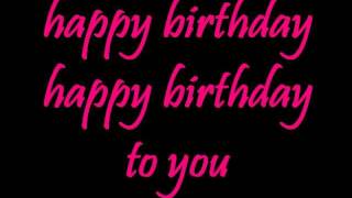 happy birthday song  lyrics [upl. by Jeggar]