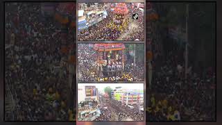 TN Devotees throng streets of Madurai to witness Chithirai car festival [upl. by Justin]