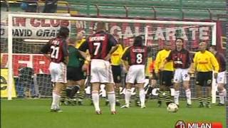 Contra gol in 200102 UEFA Cup Milan  Borussia Dortmund [upl. by Youlton]