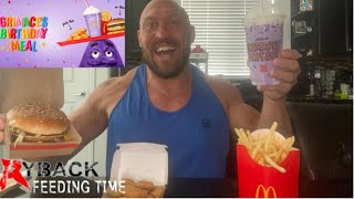 Ryback Goes All In On New McDonald’s Grimace Birthday Meal [upl. by Trebmer982]