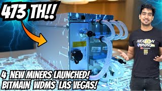 NEW Bitcoin miners from Bitmainofficial WDMS Las Vegas🔥Crypto Mining India🚀bitcoinmining S21XP [upl. by Nosmas]