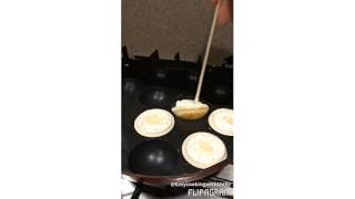 How to Make Poffertjes Mini Dutch Pancakes [upl. by Anamuj]