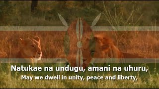 National Anthem of Kenya  quotEe Mungu Nguvu Yetuquot [upl. by Estey966]