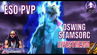 ESO PVP DSWING STAMSORC PVP ⛈️PCNA GIVEAWAYS⛈️ [upl. by Sordnaxela]