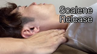 How to do myofascial release for scalene [upl. by Bidle]