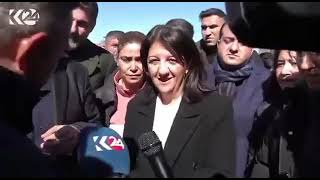 Pervin Buldan Antep’te bulunan Kürdistan Bölgesi deprem ekiplerini ziyaret etti [upl. by Brownson]