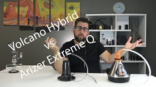 Volcano Hybrid vs Arizer Extreme Q Comparison Review [upl. by Latsyrk265]